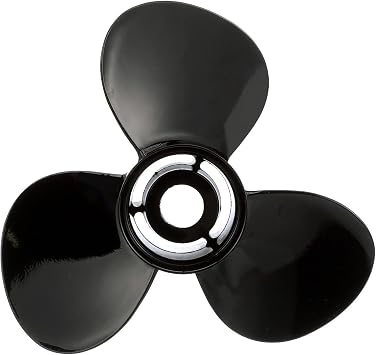 Quicksilver Black Diamond 3-Blade Aluminum Propeller, 14 dia x 11 pitch, Right Hand
