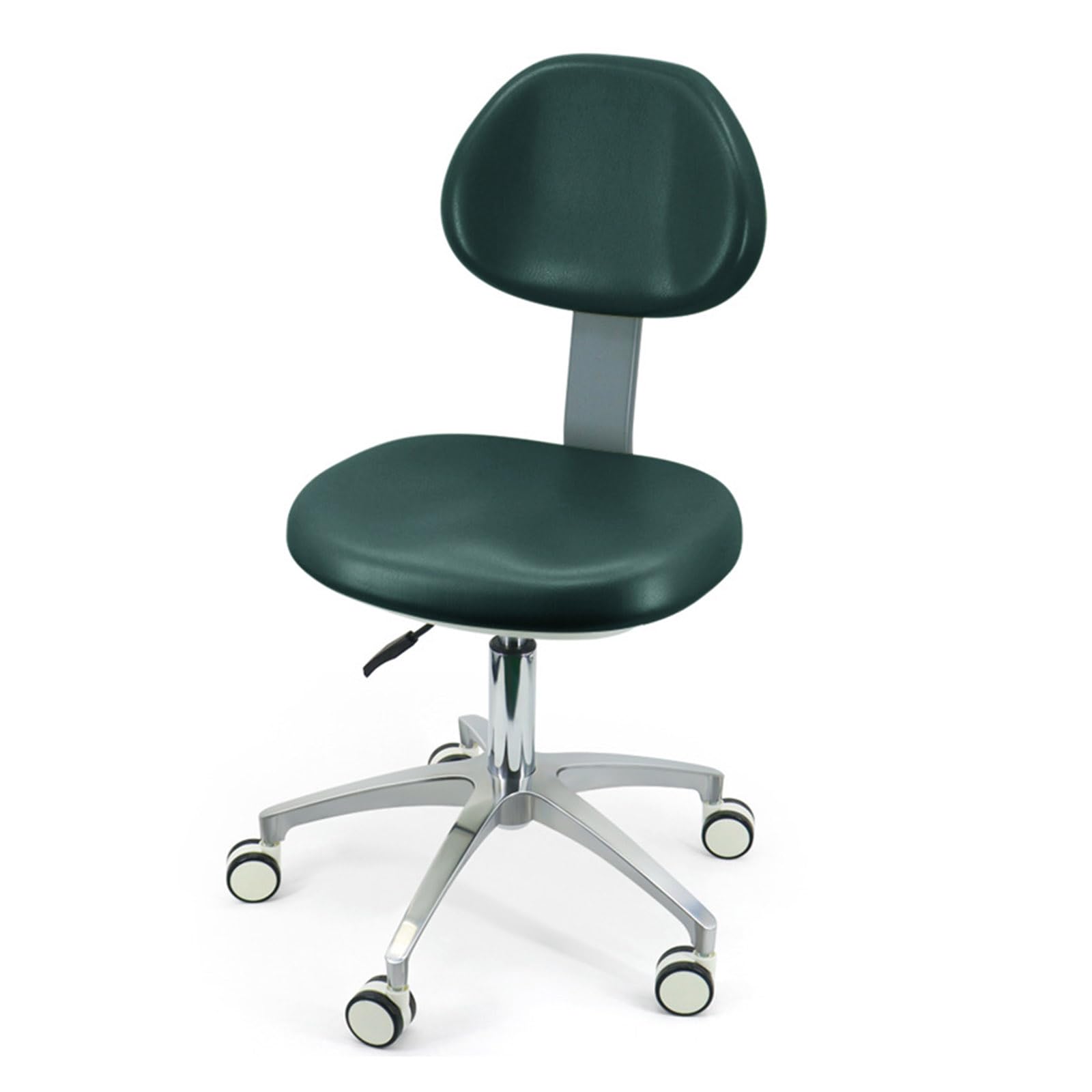 Hydtgz A17 360° Swivel Mobile Chair Dental Chair Dentist Doctor's Stool Adjustable Height Pu Leather For Dental Clinics, Laboratories, Salons, Beauty Salons,