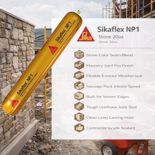 Sika Sikaflex NP1 Stone 20 oz pack de sellador miniatura 4
