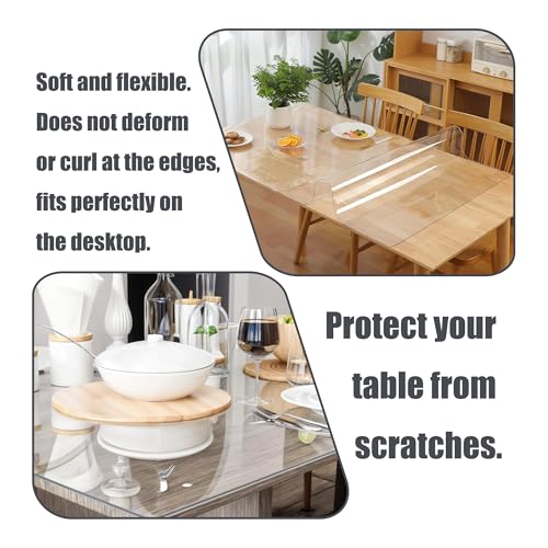 Film de Protection pour Table 170x255 cm Transparent Rectangulaire - 3
