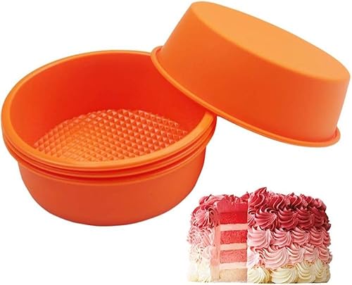 Miniatura 3 de 14 moldes de silicona de disco pequeño de 5 pulgadas, moldes de decoración para hornear de seguridad para lavavajillas, molde redondo de 5 pulgadas,