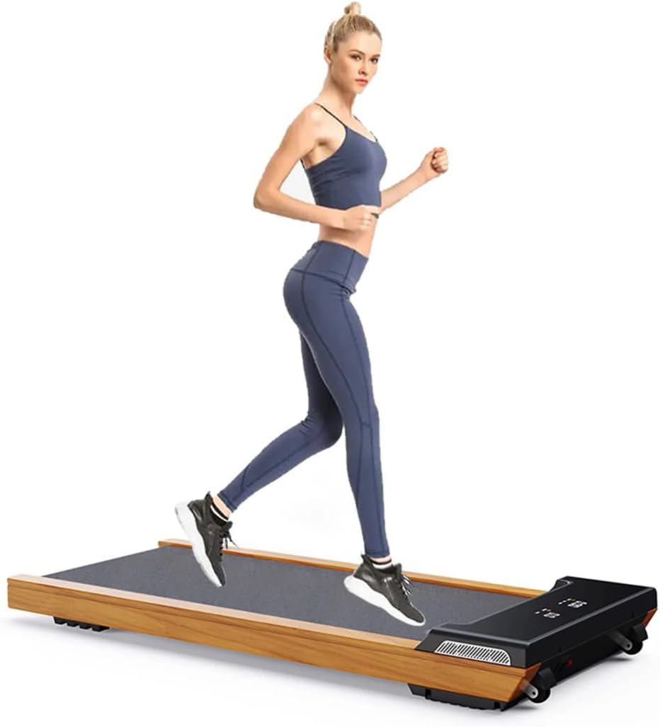 Walking Pad Treadmill, Foldable Under Desk Treadmill for Home & Office, Quiet Portable Walking Pad with Remote Control & LED Display, Compact Treadmill for Small Spaces