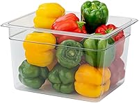 Vista 12 de Restaurantware Met Lux - Sartén para alimentos de 6 pulgadas de profundidad, 1 recipiente comercial de almacenamiento de alimentos