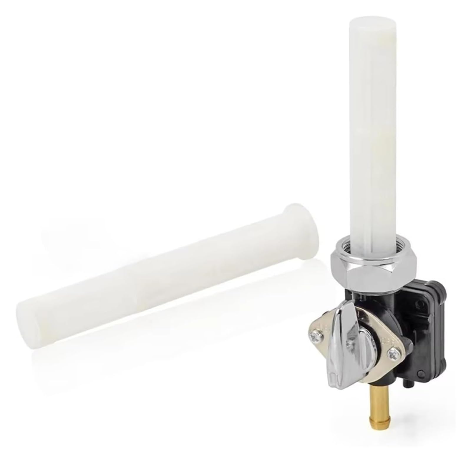 para Sportster XL 883 XLH883 para 1200 XLH1200 Válvula De Purga Combustible Grifo 22 Mm Bomba Salida Recta Gasolina Grifo Tanque