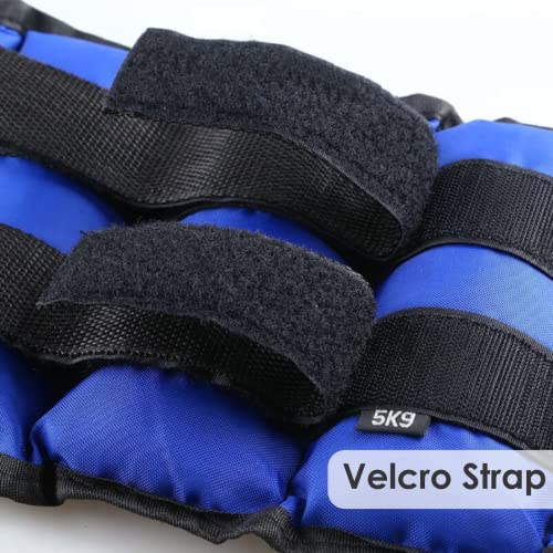 Ankle-Wrist-25-5KG-Leg-Weights-Straps-Running-Exercise-Fitness-Gym-Strength-Training-