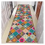 SXEVZOO Alfombra Larga para Pasillo, Alfombra Decorativa para Hogar…(100x220cm)