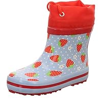 Beck Girl's Erdbeere Wellington Boots, Blue, 3 UK Child