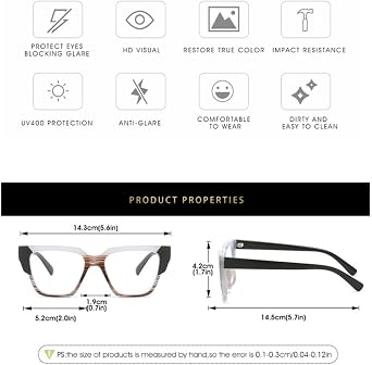 Square Eyeglass Frame Personalized Red Flat Mirror Colorful Spectacle Frame