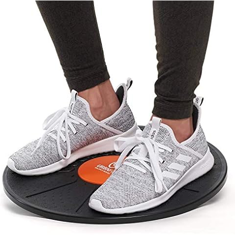 URBNFit Standing Desk Balance Board – Balancing Board for Under Desk- Exercise Balance Stability Trainer, Helps Increase Strength and Flexibility, Full Body Exercise - Office Wobble Boards – 15 Inch Cover