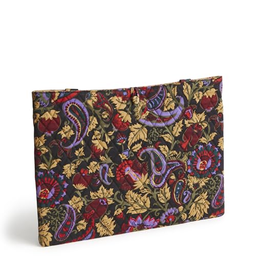 Vera Bradley Women's Premium Cotton Laptop Insert, Midnight Garden Paisley, One Size