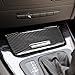 Car Carbon Fiber Accessories Center Storage Box Protective Cover Anti-Scratch Sticker Compatible with BMW 3 Series E90 E92 E93 2005 2006 2007 2008 2009 2010 2011 2012
