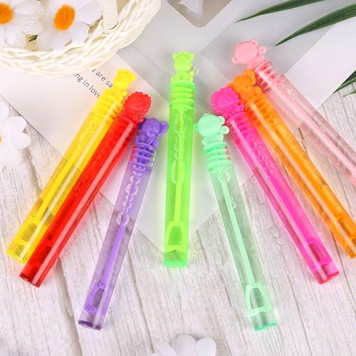 CCINEE 40pcs Mini Aniaml Bubble Wands, Cute Zoo Bubbles Party Favors Bulk Jungle Bubble Sticks Toys for Birthday Safari Party Gifts School Rewards Candy Bag Stuff - Thumbnail 6