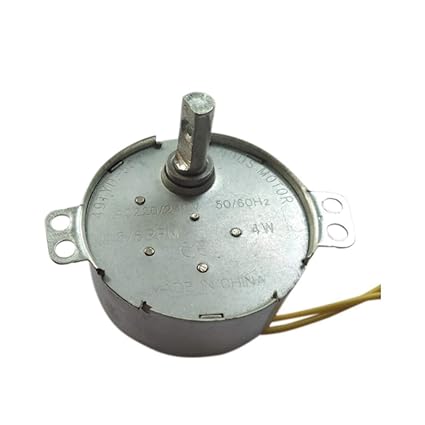 PNK Ac 220V- V 4W Watts Auto Swing Synchronous 5/6 Motor for Cooler and Tower Fan (D Cut Shaft) Multicolor