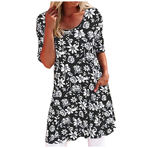 Preisvergleich Produktbild Leinenkleider Damen Mottenschutz Für Kleiderschrank Kleiderschrank Mit Spiegel Kleiderbügel Platzsparende Shirtkleider Sommer Stoff Sommer Eckkleiderschrank DamenkleiderSchwarz,3XL