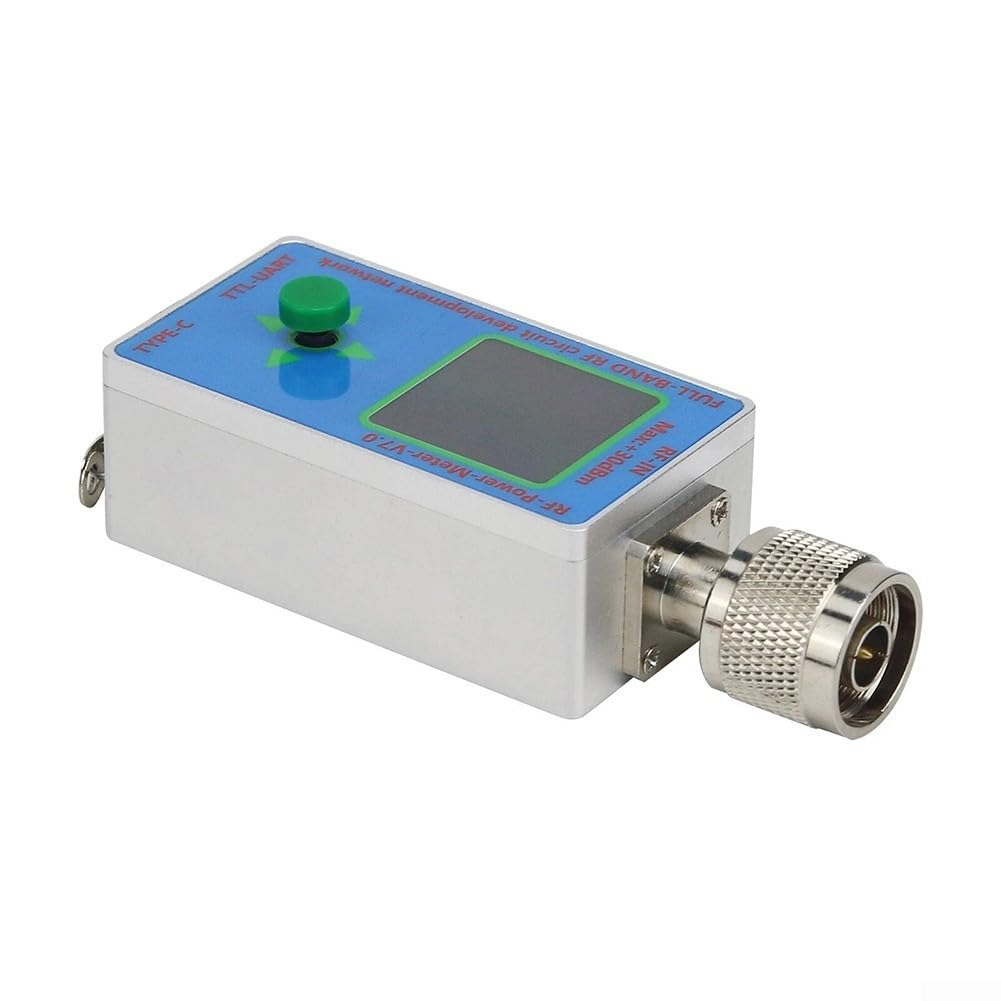 Medidor de potencia digital RF 10GHz Dispositivo de mano para análisis de radio - Medidor de fuerza de campo de alta precisión 30dBm N-Type
