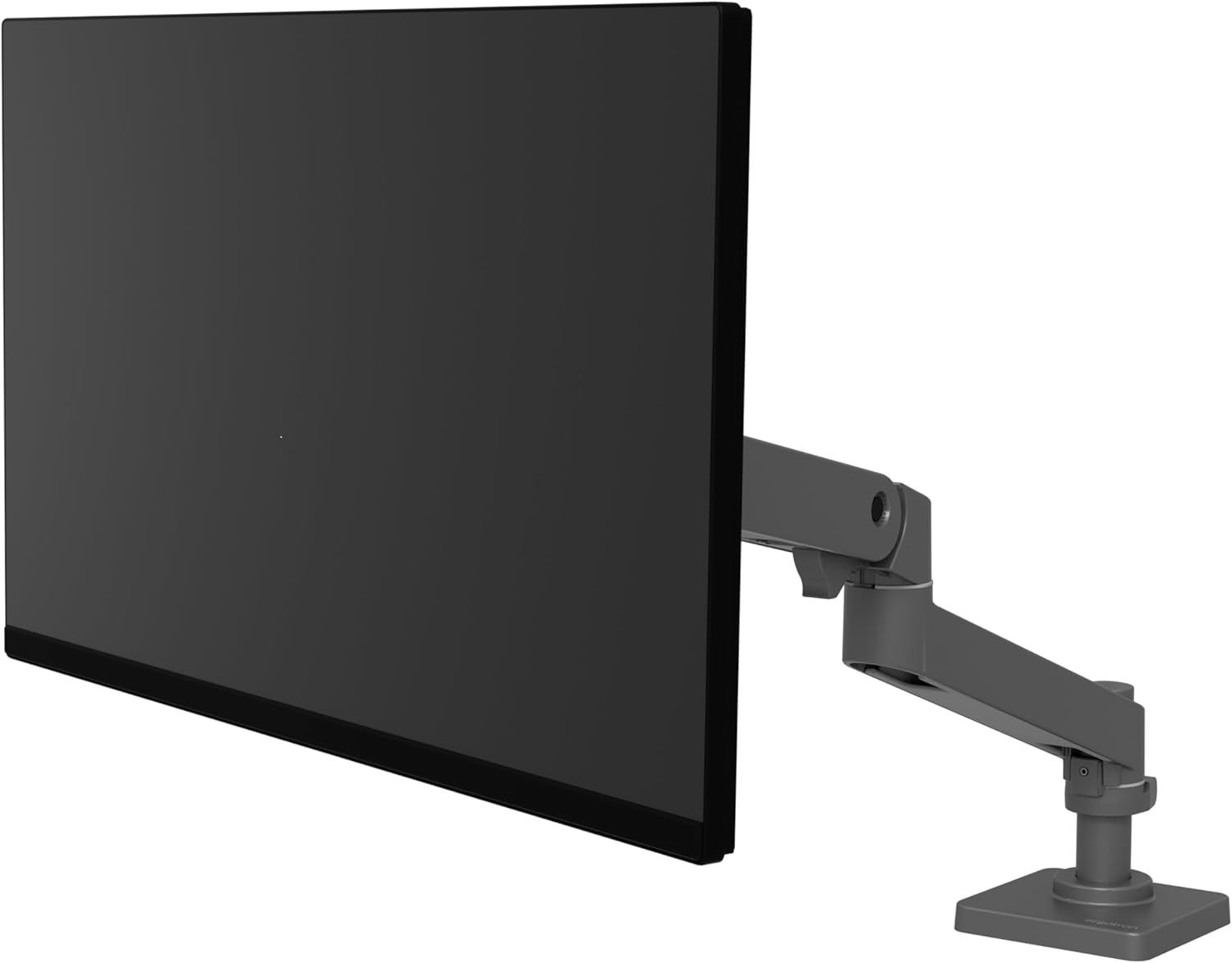 Ergotron – Upgraded LX Pro Premium Monitor Arm, Single Monitor Desk Mount – fits Flat Curved Ultrawide Computer Monitors up to 34 Inches, 4 to 22 lbs, VESA 75x75mm or 100x100mm – Dark Grey - 2