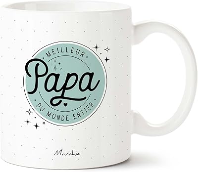 Un mug personnalisé « Meilleur Papa »