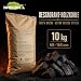 BIOGRILL Premium Restaurant Grillholzkohle Buche 20 kg (2 Papiersäcke je 10 kg) Holzkohle für BBQ & Steakhaus – Grillkohle für Professionelles Grillen mit extragroßen Stücken 60–160 mm