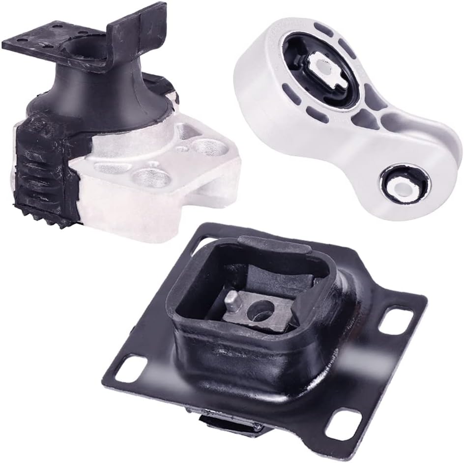 3PCS Engine Motor Mount Set Compatible with Ford Focus 2008-2011 L4 2.0L, Replace# A5322 A2986 A5312 Transmission Mount Torque Strut Mount