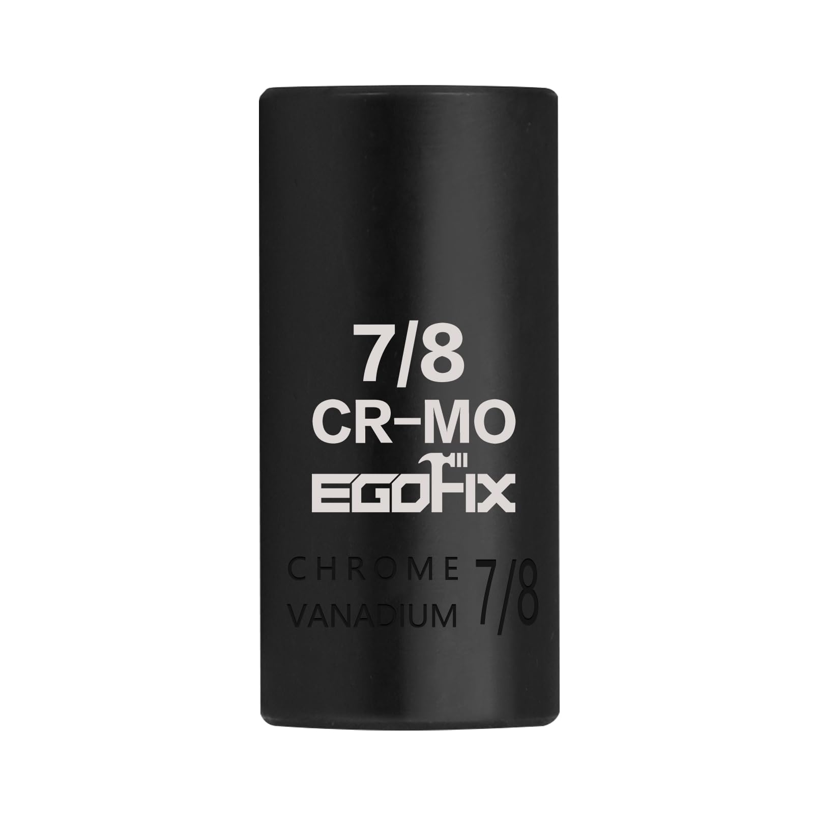 3/8" Drive Deep Impact Socket, 7/8 Inch SAE Socket, CR-MO 6 Point for Easy Removal of Axle Nut