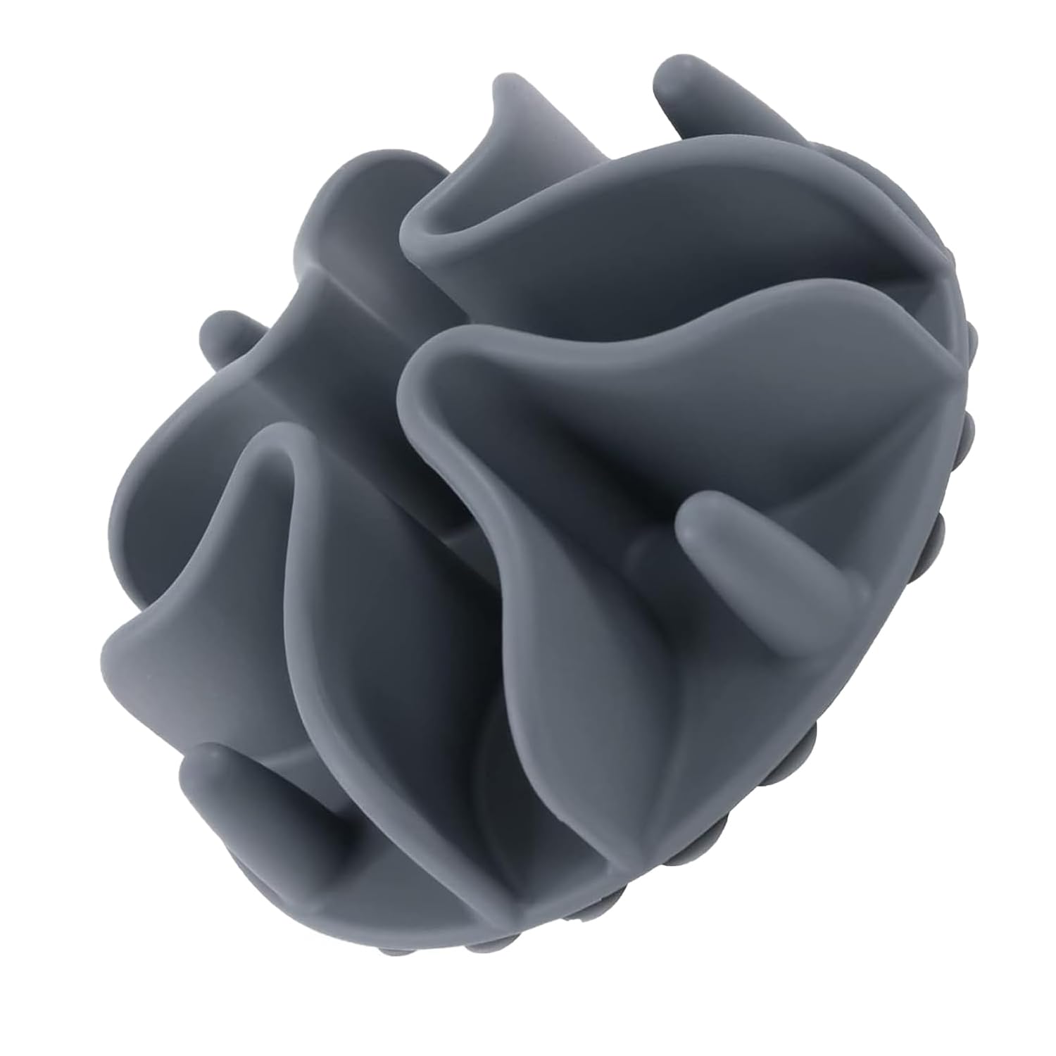 Slow Feeder Dog Bowl Insert Silicone Slow Feeder for Dog Cat Puppy Pet with Stong Suction Cups for Dog Bowls Slow Eating Bowls (Grey