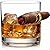 Godinger Cigar Glass - Old Fashioned Whiskey Glass With Indented Cigar Rest