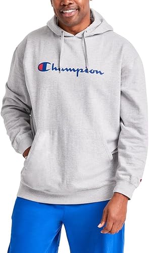 Vista 2 de Sudadera Champion con capucha, forro polar de tejido invertido, cómoda sudadera para hombre, gráfico
