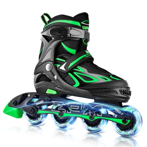 2PM SPORTS Inline Roller Skates Blades for Boys and Kids Ages 8-12