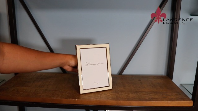 Amazon.com - Lawrence Frames Metal Frame, Polished Enamel, Ivory, 5x7