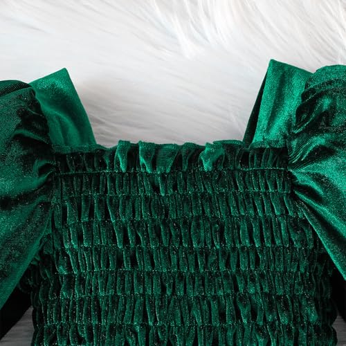 Winmany Baby Girls Velvet Christmas Princess Dress Toddler Long Sleeve Tulle Tutu Skrit Xmas Holiday Outfit 9M-5T3