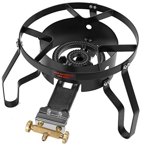 Barton 52Qt Turkey Deep Fryer W/High Pressure Burner All Purpose Aluminum 80,000 Btu Outdoor Boiler Roaster Clam Bake Crawfish Pot Boiling Lid Seafood Cajun Gas Stove Burner Stand Injector #TOP2