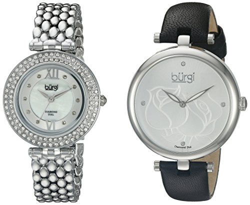 Burgi Womens Watch Set Every Day Rose Etched Desertcart