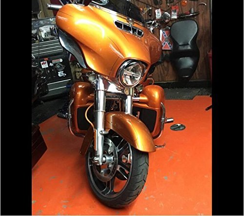 Amber Whiskey Lower Fairings Rushmore Leg Warmers Fit For Harley Touring, Street Glide, Road Glide, Road King, 2014+ #TOP4