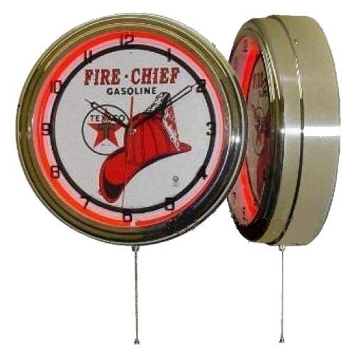 Texaco 16" Fire Chief Gasoline Motor Oil Gas Station Sign