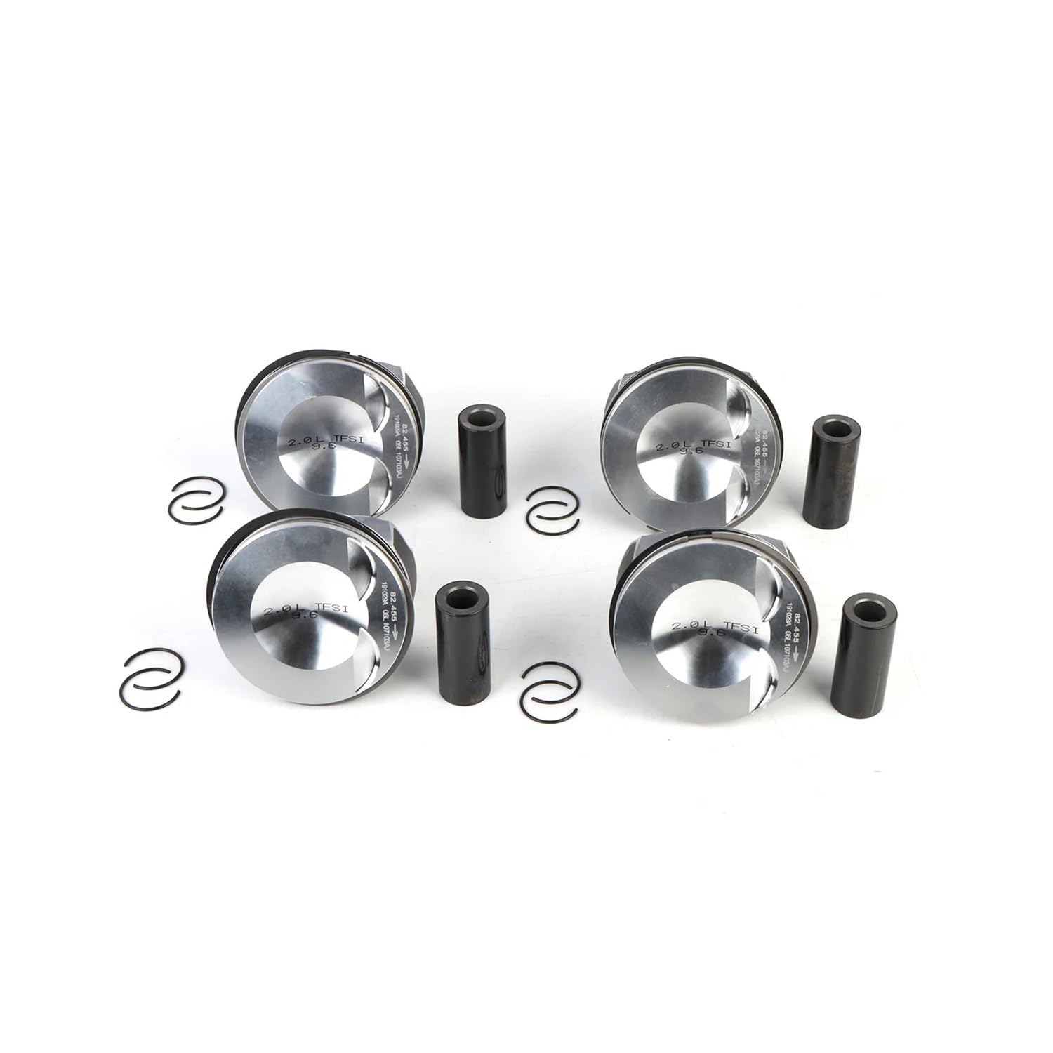 06H107065DM 4 x EA888 2.0T Gen 3 Ensemble de pistons for A4 Pièces Ensemble 3 segments Q5 2.0T 23MM