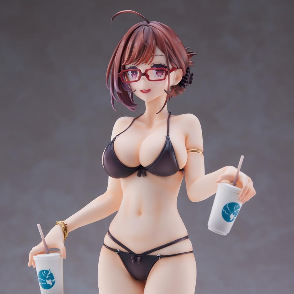 Kinshi no Ane Figure Anime Girl Swimsuit Figures StandingPose Original Painting Figurine Statue Collections 20cm