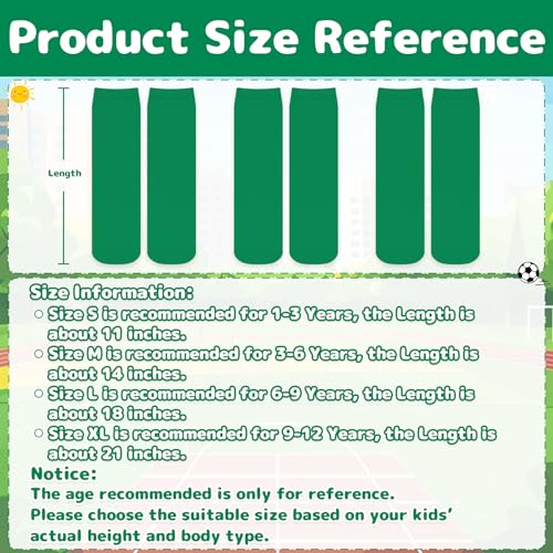 Image of Olreco 3 Pack Toddler Soccer Socks Kids Baseball Socks Boys Girls Softball Sock Youth Football Sock Athletic Accessories