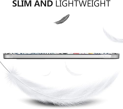 Vista 64 de MoKo Funda para iPad (A16) de 11ª generación de 11 pulgadas 2025, funda para iPad de 10.9 pulgadas 2022, carcasa trasera translúcida de Plateado