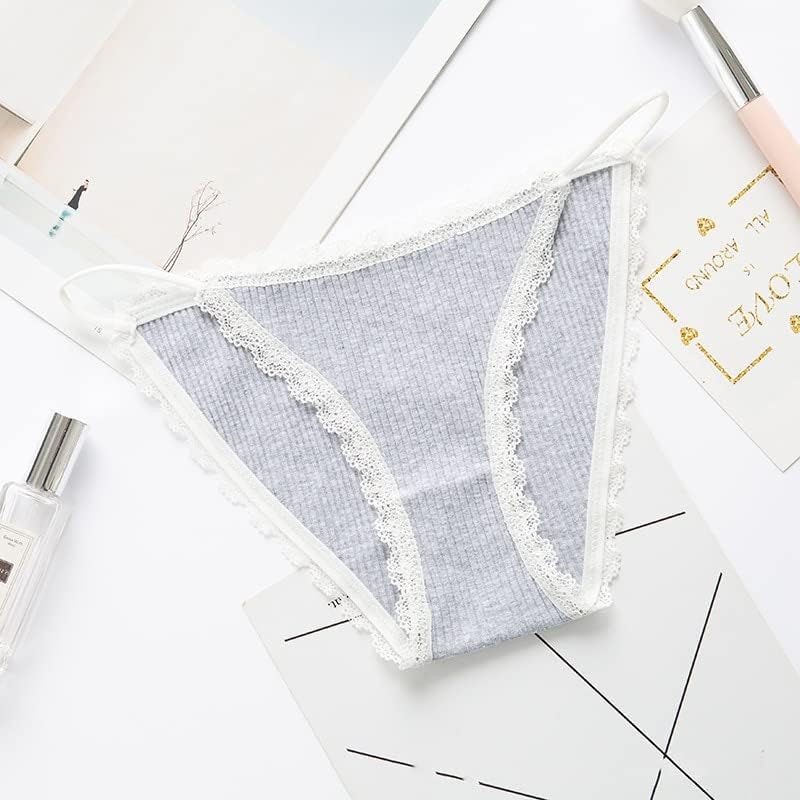 Cabb -pants sports comfortable underwear Women underwear women's underwear cute panties (Color : Gray, Size : 1pc)