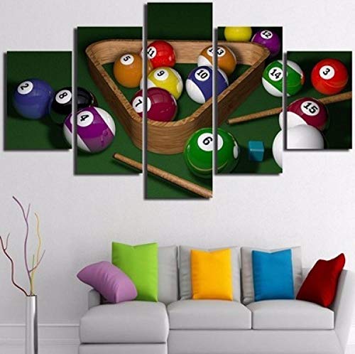 Billard fantaisie image décoration murale moderne séjour 5 pièces