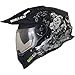 Produktbild Broken Head Fullgas Viking VX2 - Motorradhelm Mit Sonnenblende - Cross-Helm In Schwarz & Grau - Größe M (57-58 cm)