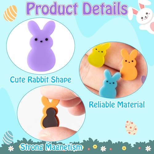 Imanes decorativos WATINC con diseño de conejo, pack 30 piezas miniatura 3