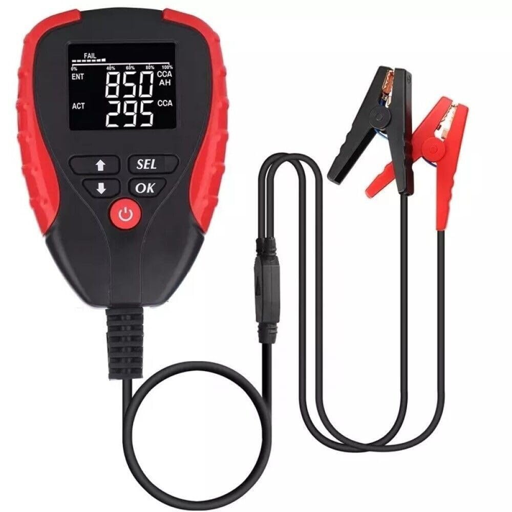 Trade Shop - Tester Batteria Auto Professionale 12v Analizzatore Digitale Display LCD Fs-21946