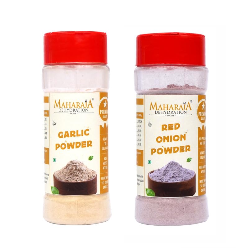 Maharaja Dehydration Combo Of Garlic Powder - 50gm And Red Onion Powder - 50gm (B0CZS13GFW) Amazon Price History, Amazon Price Tracker