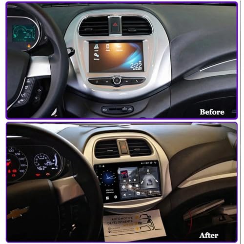 Autoradio Touchscreen 2 DIN con Bluetooth y Mirror Link para Chevrolet Beat 2018-2020 7
