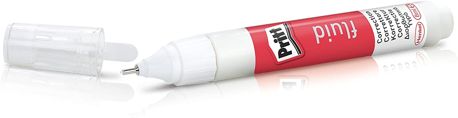 Pritt Correttore Pocket Pen, Micropunta Metallica, 2+2 Penne 8ml