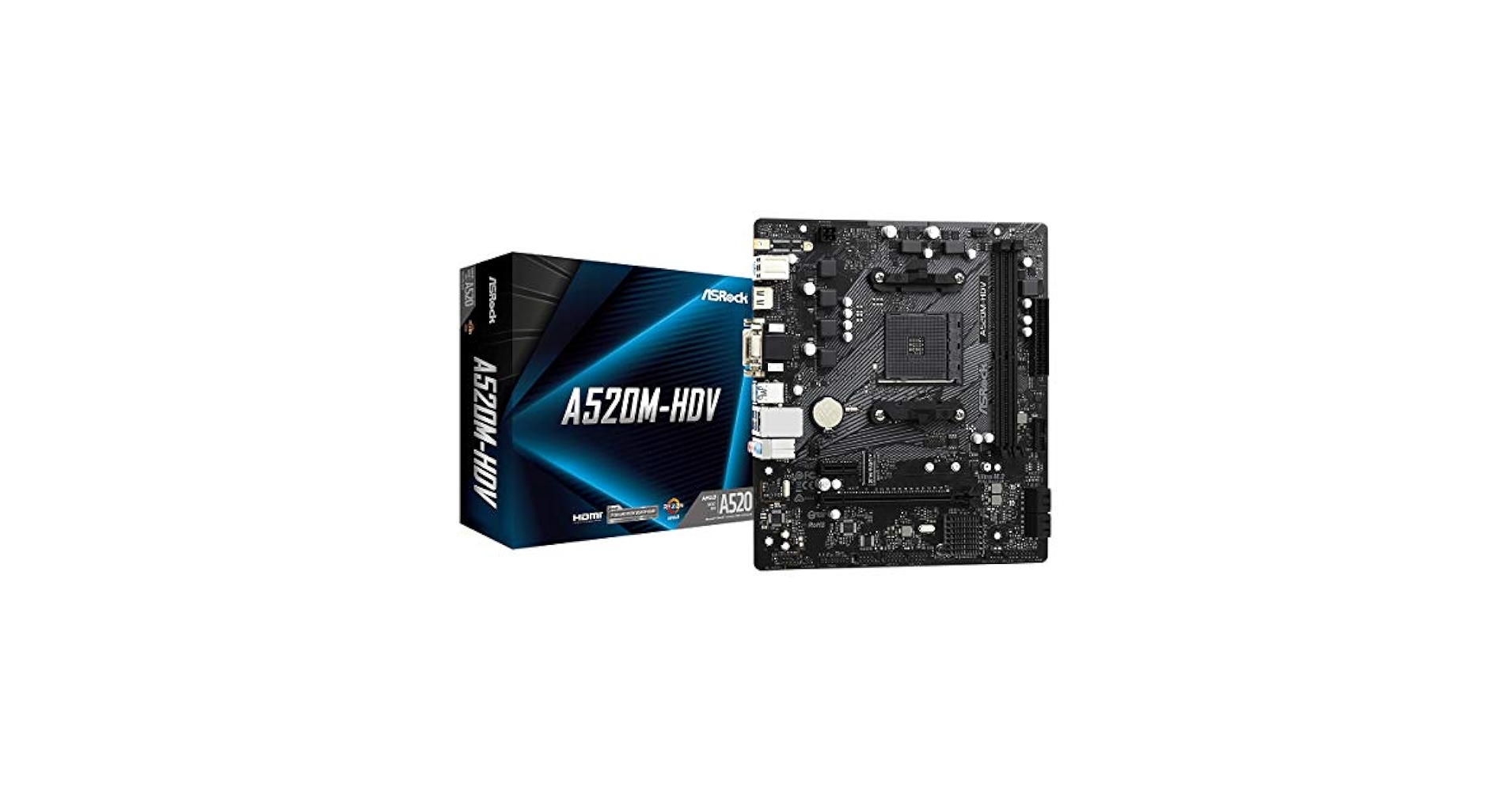 Amazon.com: ASRock A520M-HDV Supports AMD AM4 Socket Ryzen