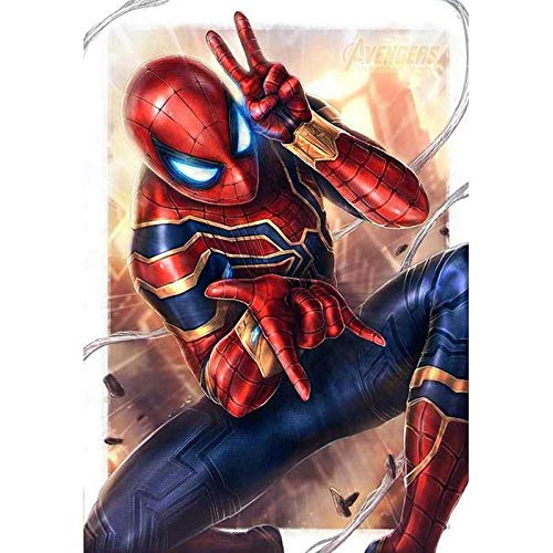 Better Selection DIY 5D Full Diamond Art Kit, Cute Cute Super Heroes Diamond Art Kits for Adults Paint with Diamonds Kits Diamonds Embroidery by Numbers 11.8x15.7 inches