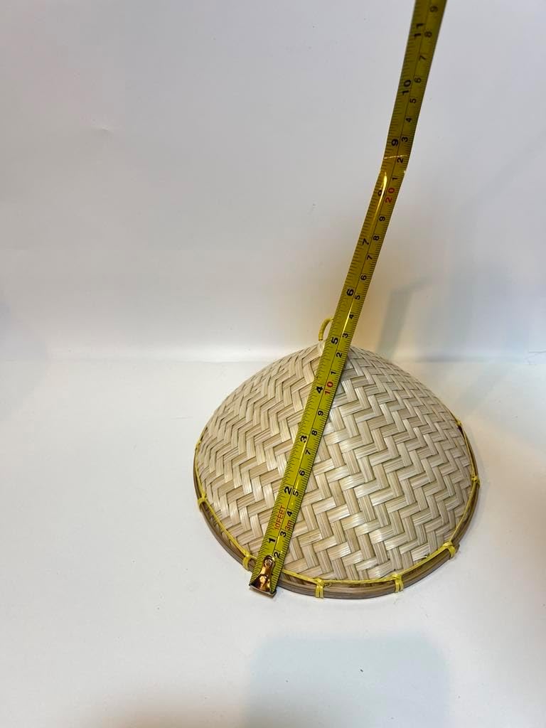 Traditional Sticky Rice Steamer Set with Bamboo Basket, Bamboo lid, and Steel Pot, Travel Size