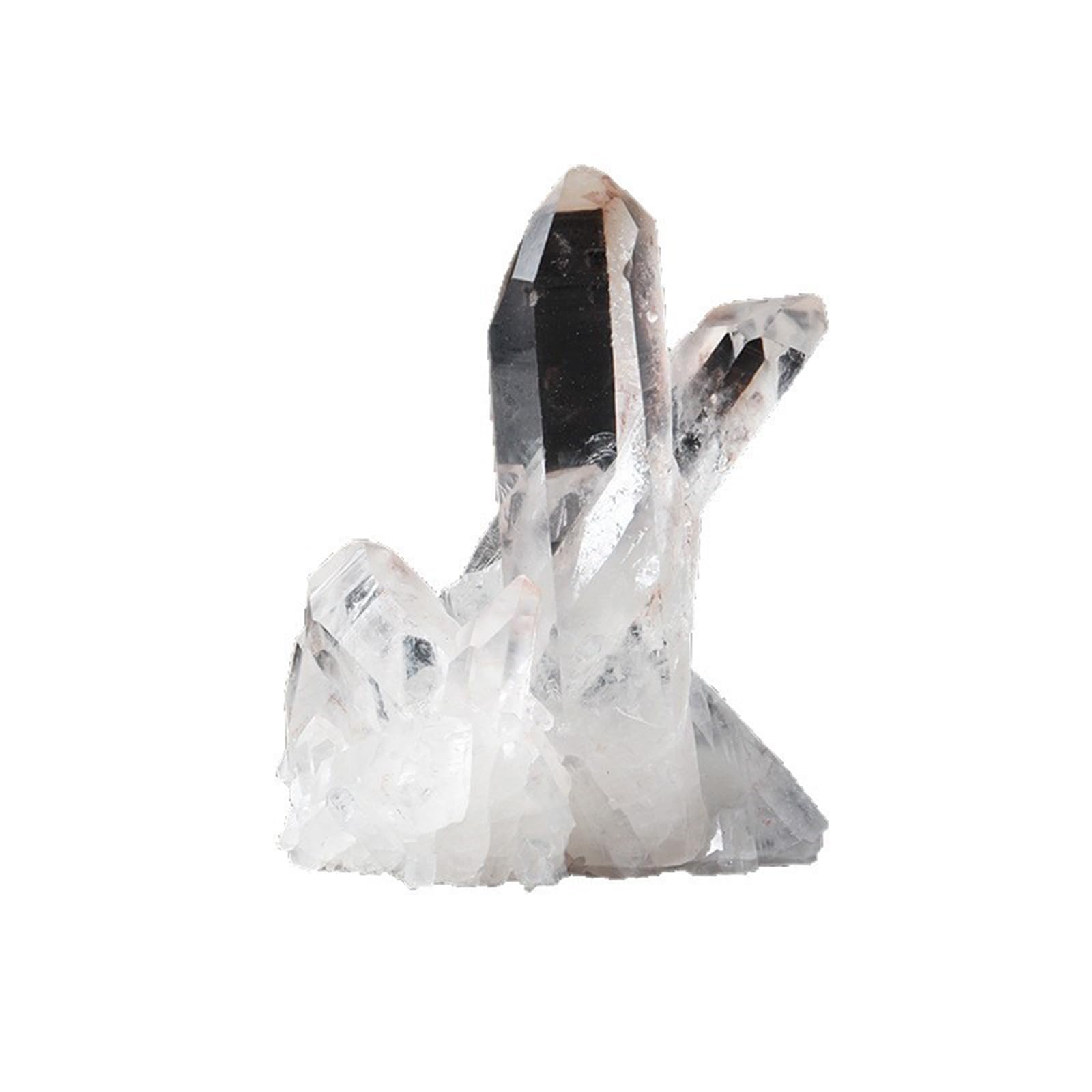 Phhxkkuo One Color Natural Clear Quartz Crystal Cluster Mineral Geode Druzy Specimen Healing Crystal For Energy Cleansing Reiki Home Office Desktop Decor,5~15G